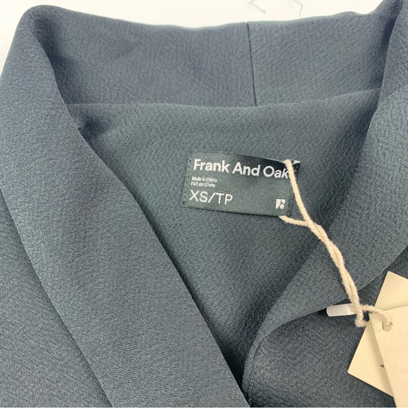 NWT !! Frank and Oak the long sleeves wrap dress in black size XS - Picture 4 of 10